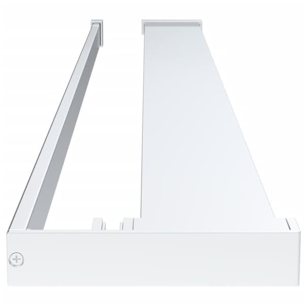 vidaXL Dusjhylle for dusjvegg krom 90 cm aluminium
