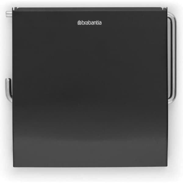Brabantia Toalettrullehållare med överdrag Mattsvart