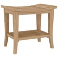 Miniatyrbillede 3 af 8: vidaXL badeværelsesbord 50x35x45 cm massivt teaktræ