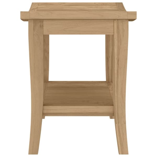 vidaXL badeværelsesbord 50x35x45 cm massivt teaktræ