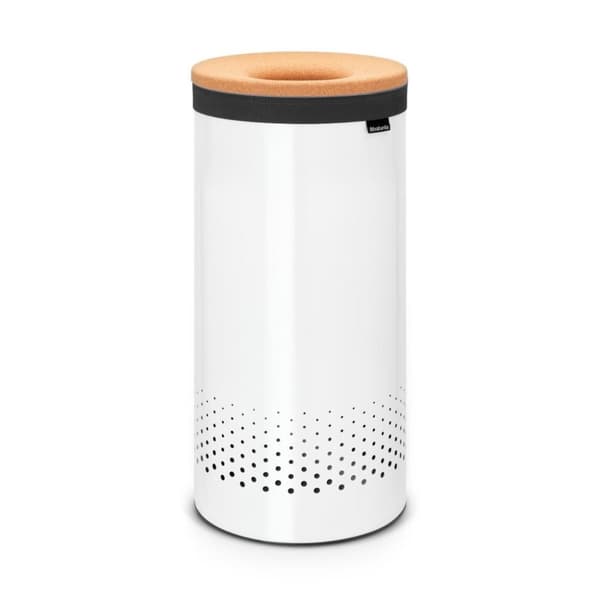 Brabantia Vasketøjsboks 35L Hvid/kork