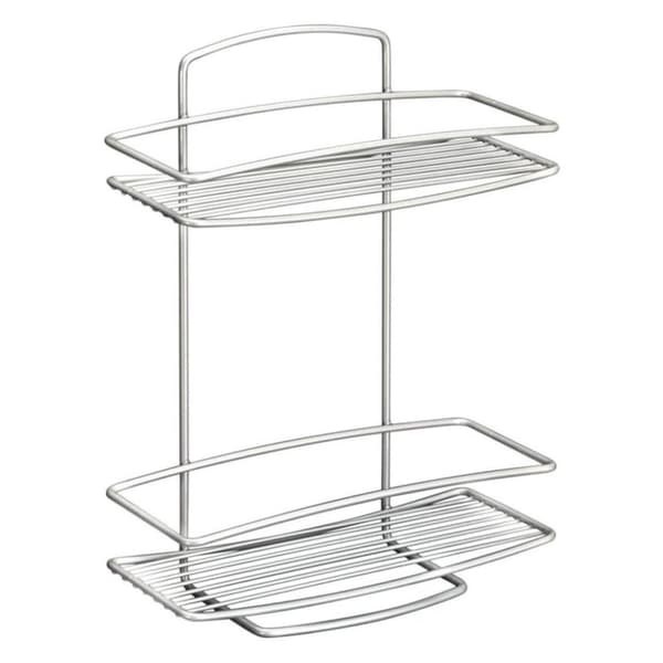 Metaltex Onda Brusestativ 2 Etager 26x11x35 cm Sølv