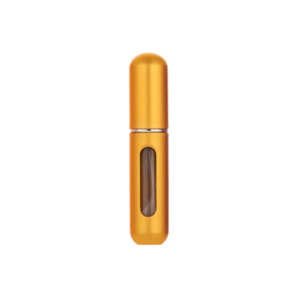 Genopfyldelig Smart Parfumeflaske 5 ml Farvevalg Metallic Pink