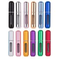 Miniatyrbillede 1 af 11: Genopfyldelig Smart Parfumeflaske 5 ml Farvevalg Metallic Pink