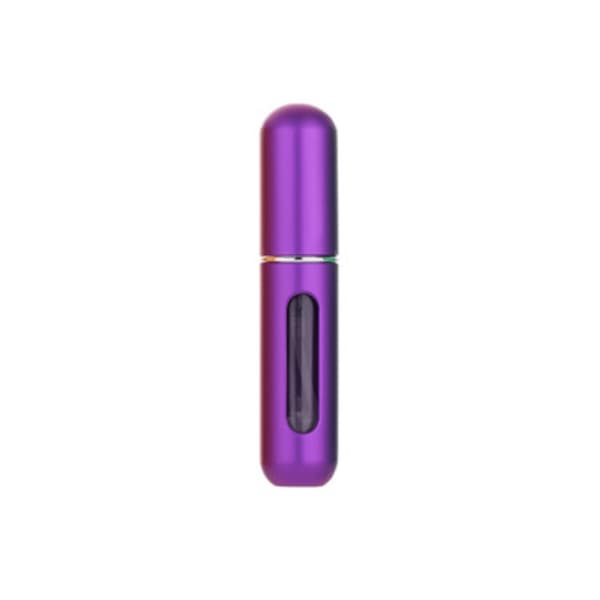Genopfyldelig Smart Parfumeflaske 5 ml Farvevalg Metallic Sølv