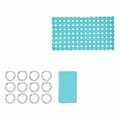 Miniatyrbild 2 av 3: Badkit Berilo CN-B6032A-BLUE Blå PVC Polyetylen EVA (12 antal)
