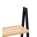 Miniatyrbillede 5 af 5: Badeværelse reol Berilo WR5504-3-430 Sort Natur 40,3 x 81,5 x 30 cm