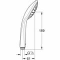 Miniatyrbillede 2 af 3: Brusehoved Grohe Vitalio Joy 110 1 Position