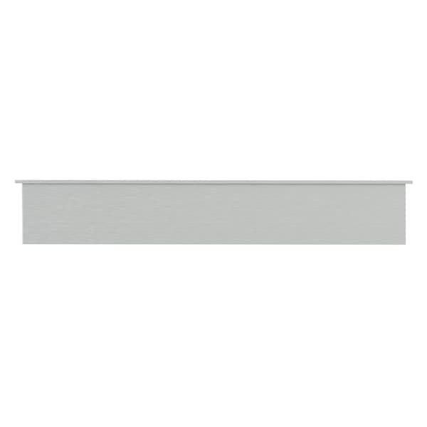 Suihkutarjotin 2 tasoa 60x30 cm hopea ruostumaton teräs seinänurkka Suihkutarjotin LuxeBath