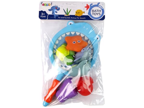 Water Animals Rubber Mesh Shark Bathing Set