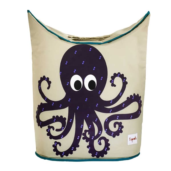3 Sprouts vasketøjskurv Octopus