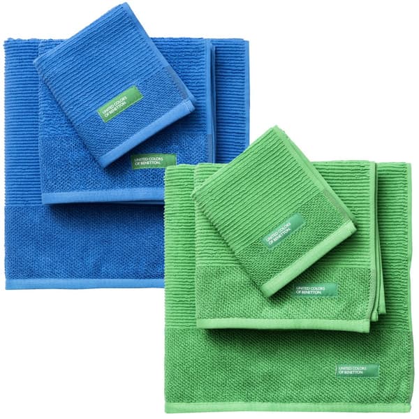 Benetton Handduk Pk4860 6 Enheter Grönt