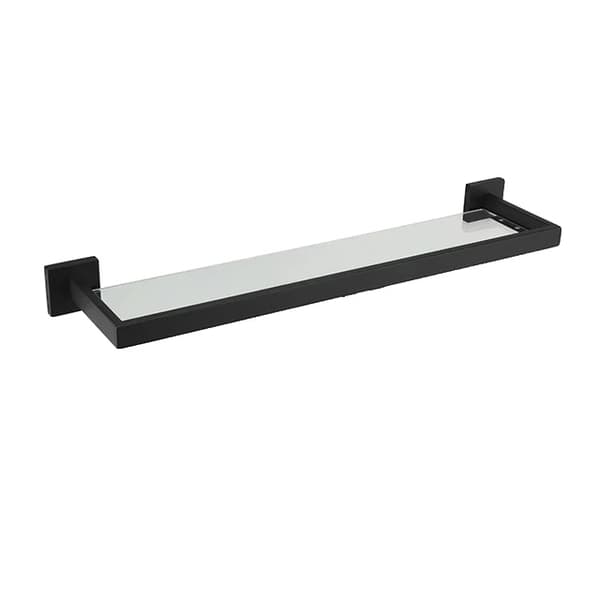Badeværelses tilbehørssæt, rustfrit stål, sort farve, Håndklæde 1 bar 60cm