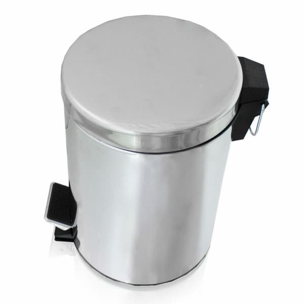 3L K�KBADRUM LITEN AVFALLSKUNG AV ROSTFRITT ST?L MED HINK