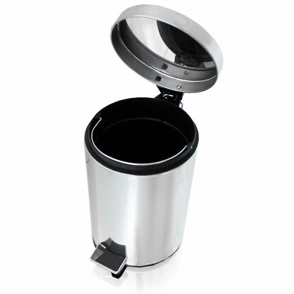 3L K�KBADRUM LITEN AVFALLSKUNG AV ROSTFRITT ST?L MED HINK