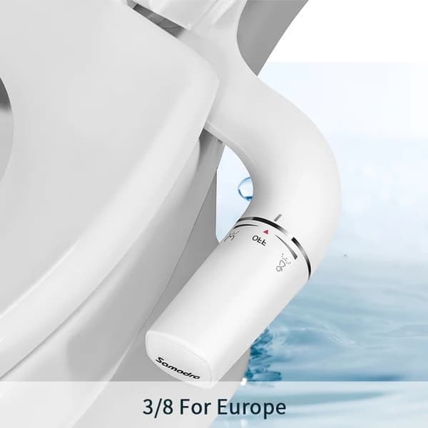 Bidet-suihku, ei-sähköinen, kaksisuuntainen suutin, 3-8 vasenkätinen