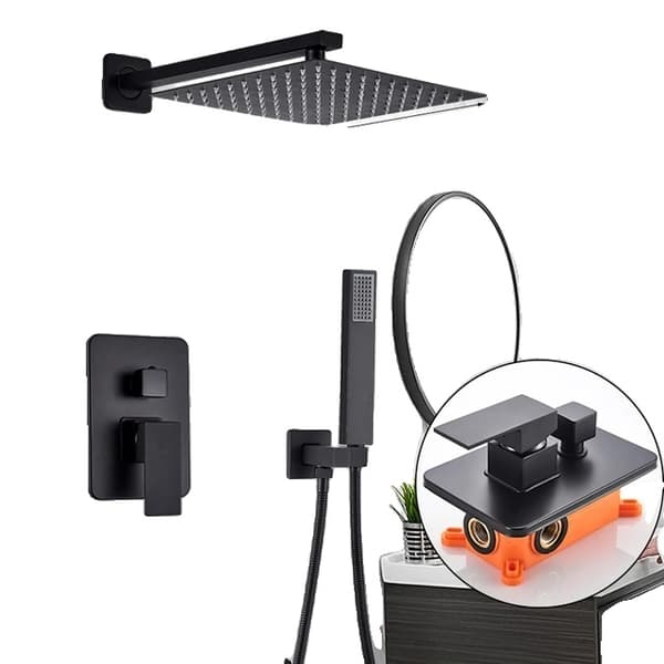 Brusearmatur, Regnbruser, Håndbruser, 2-vejs 12 tommer 2-Way 12 inch