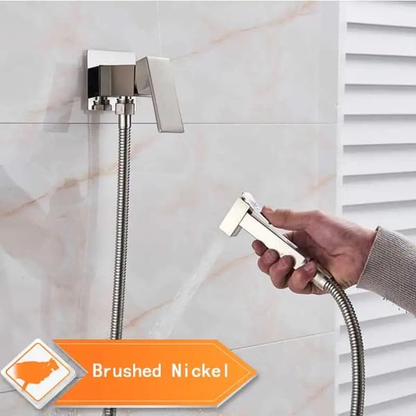 Väggmonterad Bidet Sprayer Kran, Flera Ytbehandlingar, CE Certifierad,:Borstad Guld