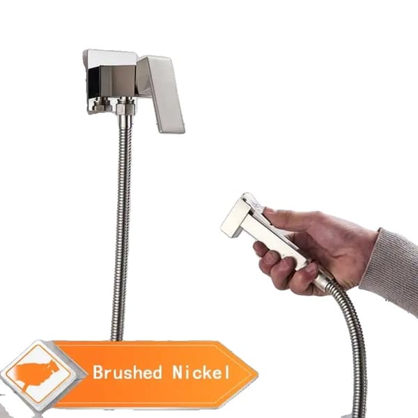 Väggmonterad Bidet Sprayer Kran, Flera Ytbehandlingar, CE Certifierad,:Borstad Guld