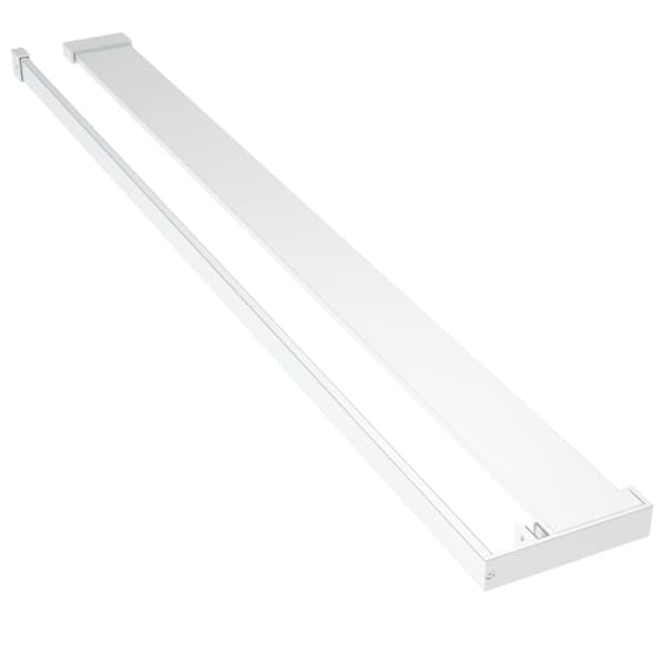 Duschhylla för duschvägg krom 100 cm aluminium