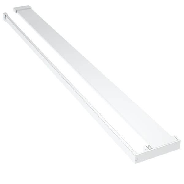 Duschhylla för duschvägg krom 115 cm aluminium