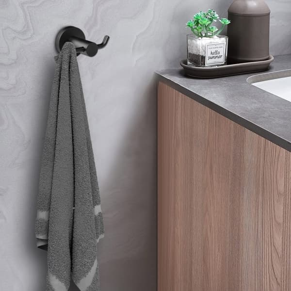Giaras loft håndklædeholder, sort