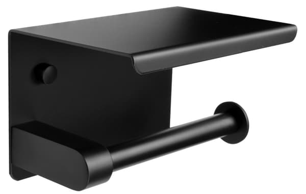 BELIK toiletpapirholder, sort hems