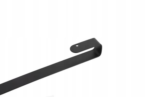 BADRUMSHÄNGARE VÄGGHANDTAG FÖR BADRUM för LOFT handdukar svart 40cm