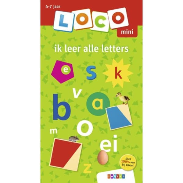 Zwijsen Mini Loco Practice Booklet Jag lär mig alla bokstäver