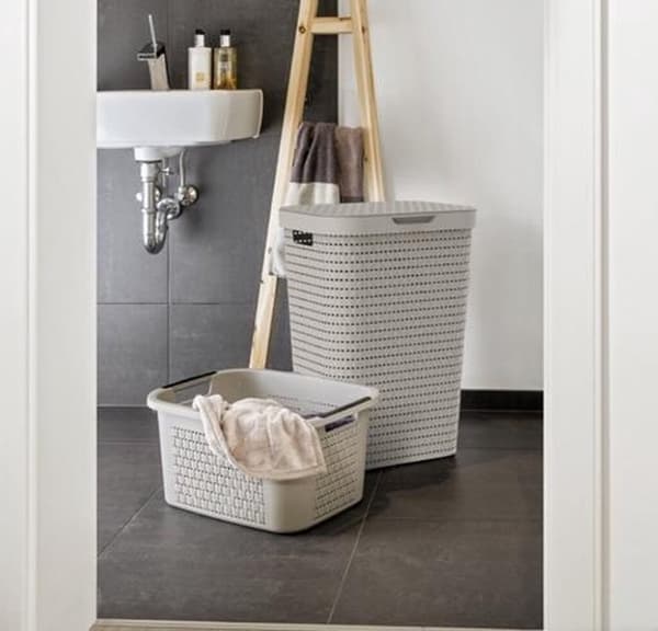 Rotho Country Laundry Collector 55L Hvid