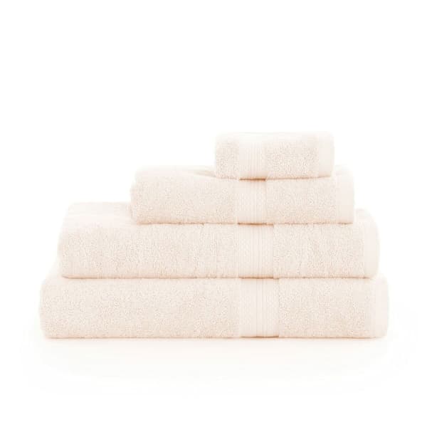 Muare Pakke Med 2 Håndklæder Frisure 50x100 Cm Beige