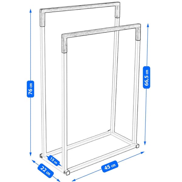 TOWER RACK stående badeværelsesstativ
