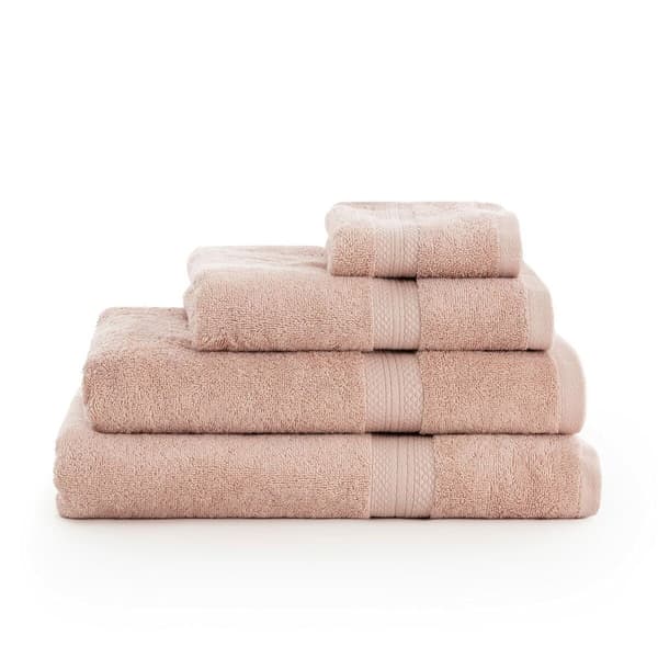 Muare Pakke Med 2 Håndklæder Frisure 50x100 Cm Beige