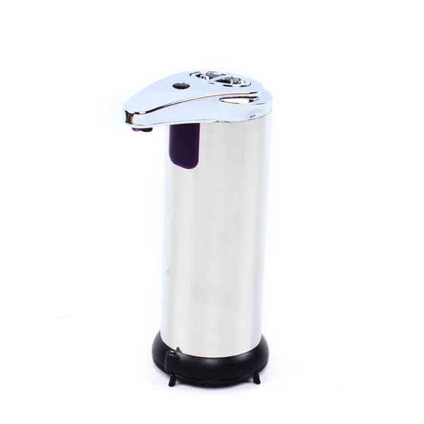 Automatisk Sæbedispenser, 250 ml Kapacitet, Berøringsfri Betjening,Sølv
