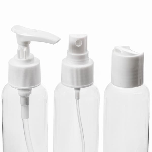 Rejseflaskesæt | SENYA | 5 stk | 3x100ml flasker 2x18ml | 892061