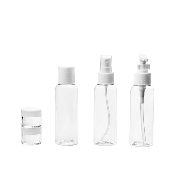 Rejseflaskesæt | SENYA | 5 stk | 3x100ml flasker 2x18ml | 892061