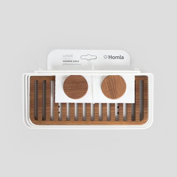 Brusehylde | LEOMA | med sugekop hvid | 13x30x13 cm | 719509