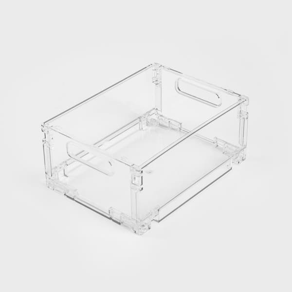 Arrangør | KENTA | gennemsigtig foldbar | 30,5x20,5x12cm | 735028