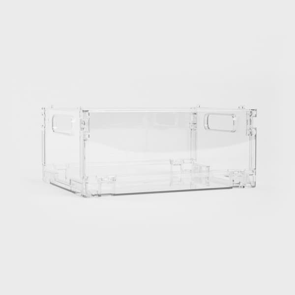 Arrangør | KENTA | gennemsigtig foldbar | 30,5x20,5x12cm | 735028