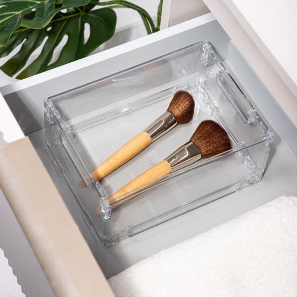 Arrangør | KENTA | gennemsigtig foldbar | 30,5x20,5x12cm | 735028