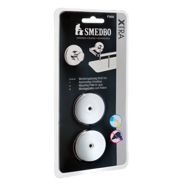 Smedbo Xtra F966 Monteringsbeslag - 2stk