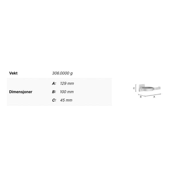 Smedbo House 3231 Holder for Rettetang