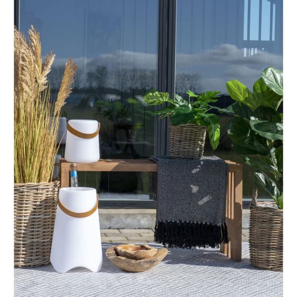 Lampe, Bristol LED Vin Køler, 25x25x37,5 cm, Hvid