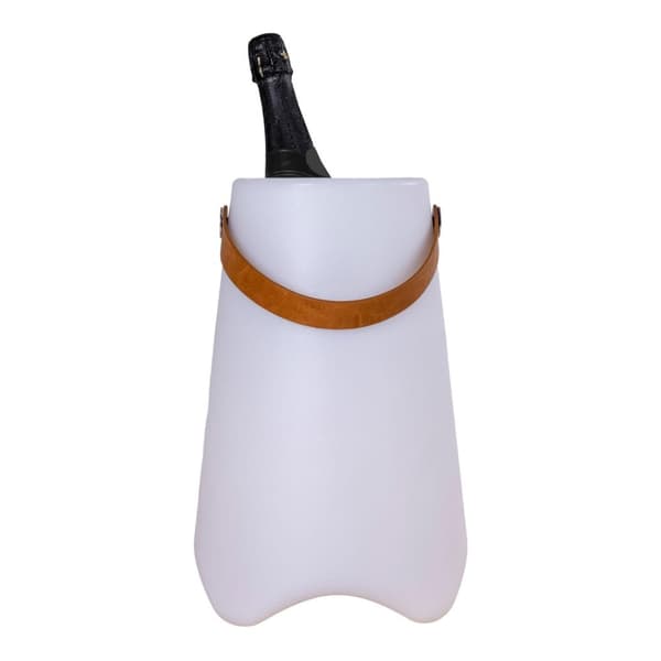 Lampe, Bristol LED Vin Køler, 25x25x37,5 cm, Hvid