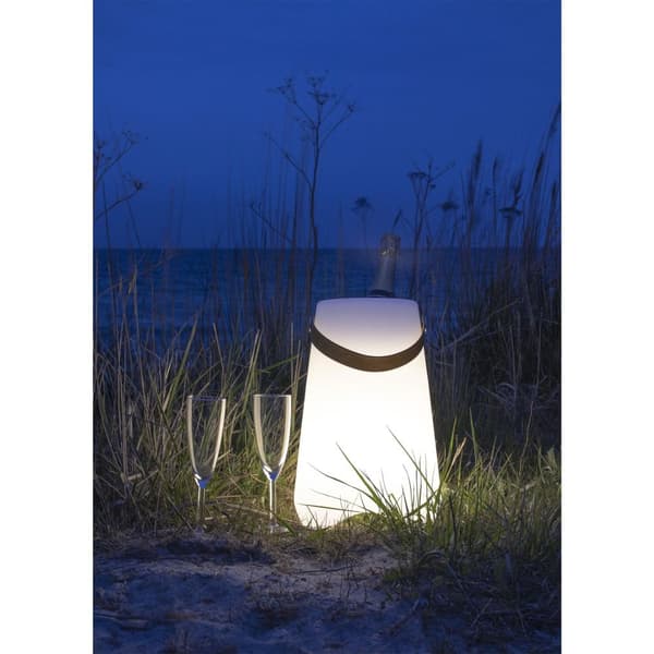 Lampe, Bristol LED Vin Køler, 25x25x37,5 cm, Hvid