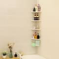 Miniatyrbillede 2 af 5: Brusehylde, SONGMICS, 85-305 cm, Hvid