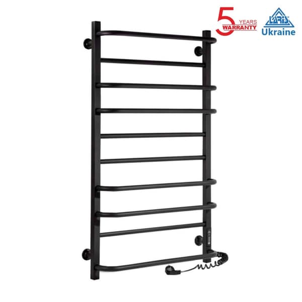 Sähköinen pyyhekuivain COMFORT (R3) 170W, 500x900, Laris Ukraina, musta