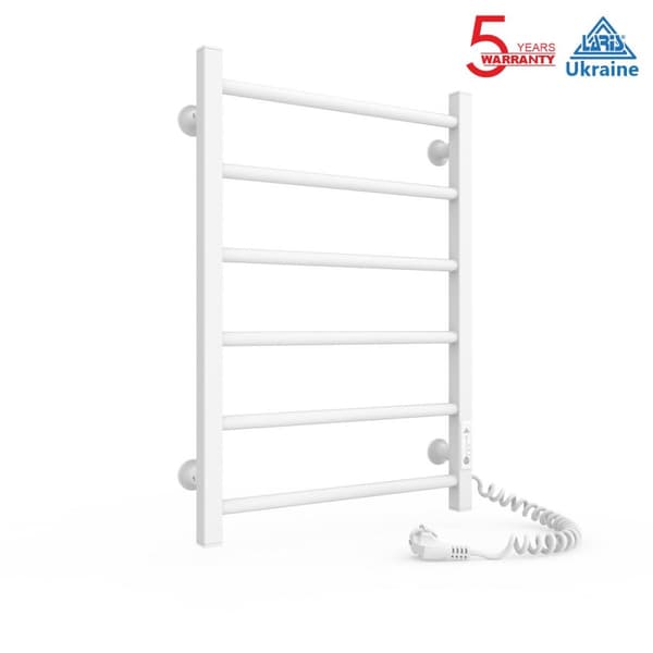 Elektrisk handdukstork ALFA (R3) 85W, 400x600, Laris Ukraina, vit