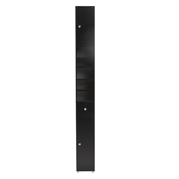Linneskåp, BZR34-SCH, 20x20x180 cm, Röd