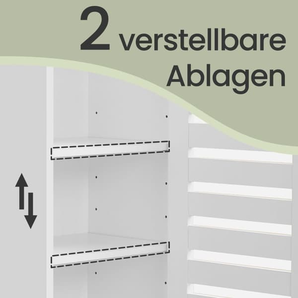 Badeværelsesskab, VASAGLE BBK160X01, 40x30x167 cm, Brun